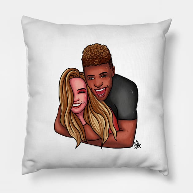 Alerrie || Alex and Perrie Pillow by CharlottePenn