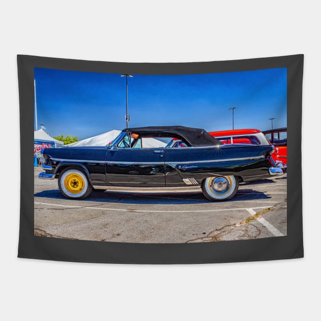 1954 Ford Crestline Sunliner Convertible Tapestry by Gestalt Imagery