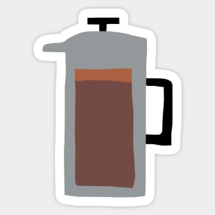 French Press / Coffee Sticker for Sale by TypeOfJoy