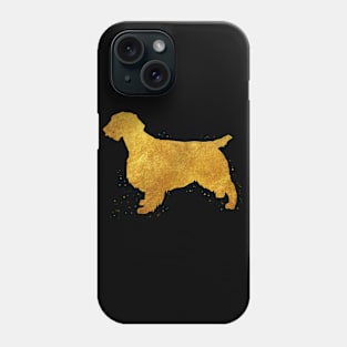 Welsh springer spaniel dog golden art Phone Case