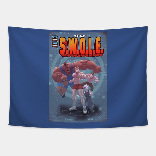 TEAM S.W.O.L.E. Tapestry by D3