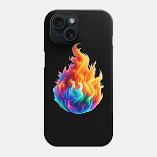 Blue Burn, Colour Fire Phone Case