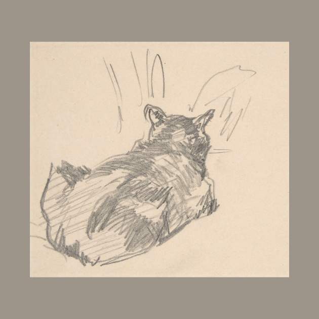 Sketch of cat by Manet by mike11209