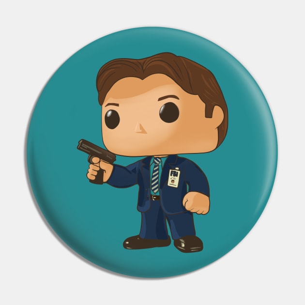 Funko pop fox Mulder Pin by Mimie20