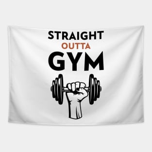 Straight Outta Gym Tapestry