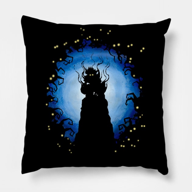 Deep heartless Pillow by mcashe_art