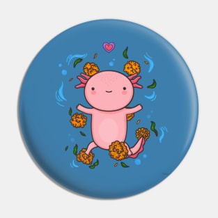 Happy Axolotl Pin