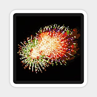 Pixel Firework No.23 Magnet