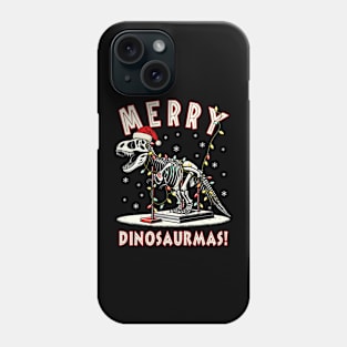 Funny Dinosaur Gifts Men Women Kids Dinosaur Ugly Christmas Phone Case