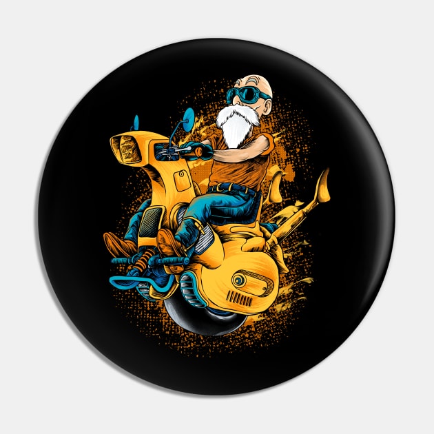 Master Roshi Pin by midthos