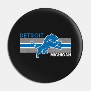 Lions of Michigan Pin