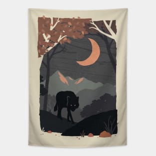 Night Hunt Tapestry