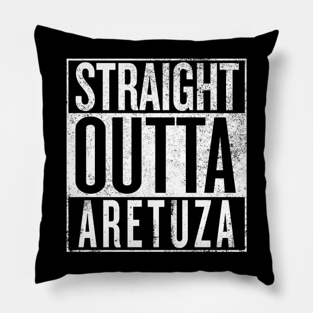 Straight Outta Aretuza - The Witcher Pillow by Dopamine Creative