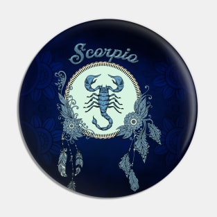 Zodiac sings Scorpio Pin