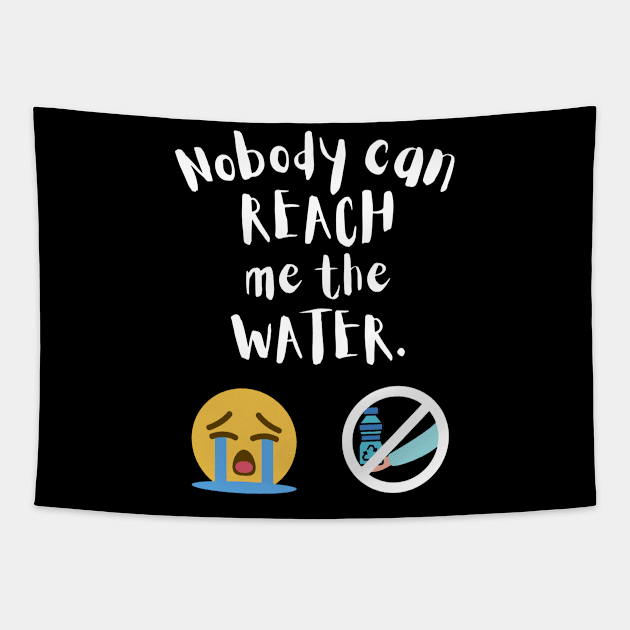 Nobody can reach me the water Tapestry by maxdax