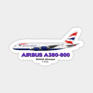 Airbus A380-800 - British Airways Magnet