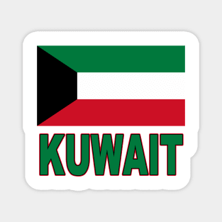 The Pride of Kuwait - Kuwaiti National Flag Design Magnet