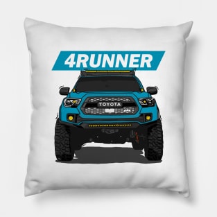 4Runner Toyota Front View - Blue Pillow