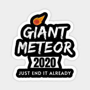 Giant Meteor 2020, Just End It Already, 2020 Election for The American President Funny Magnet