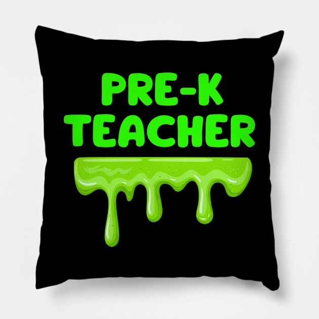 Pre-k teacher aliens Pillow by hnueng111