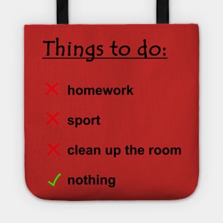 FUNNY TO DO LIST Tote