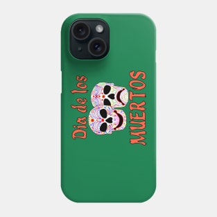 Dia de los Muertos Sugar Skulls Phone Case