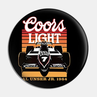 Al Unser Jr. 1984 80s Retro Pin