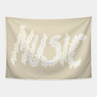 Music Sign Design Tapestry