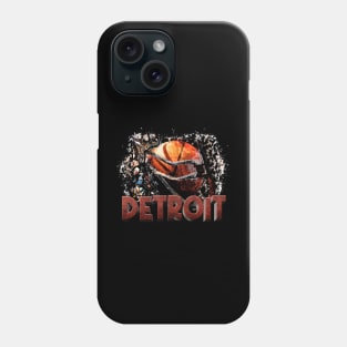 Classic Sports Detroit Proud Name Basketball Phone Case