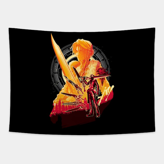 Ultimate Weapon Lion Heart Squall Tapestry by HyperTwenty