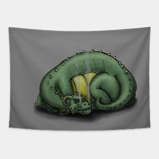 Sleepy Dragon Tapestry