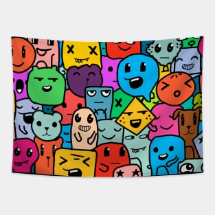 Fun Face children mask Tapestry