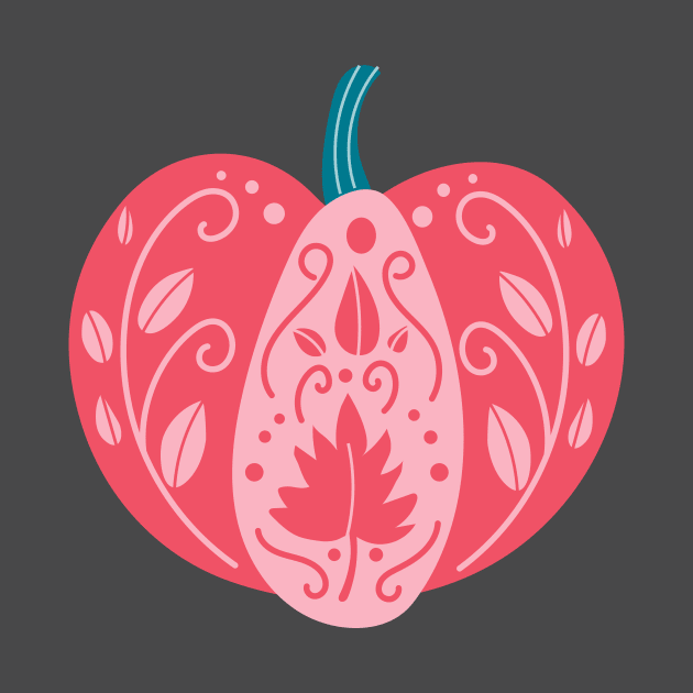 Pink Decorative Pumpkin by Alexandra Franzese