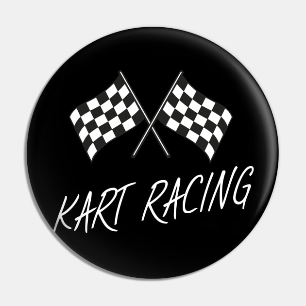 Kart racing Pin by maxcode