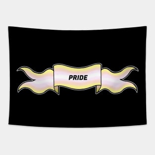 pangender pride banner Tapestry