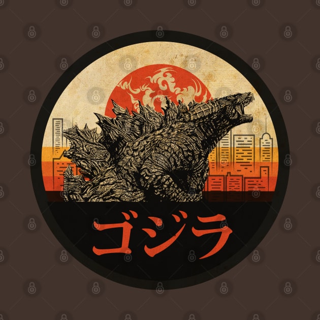 God Kaiju Vintage by CTShirts