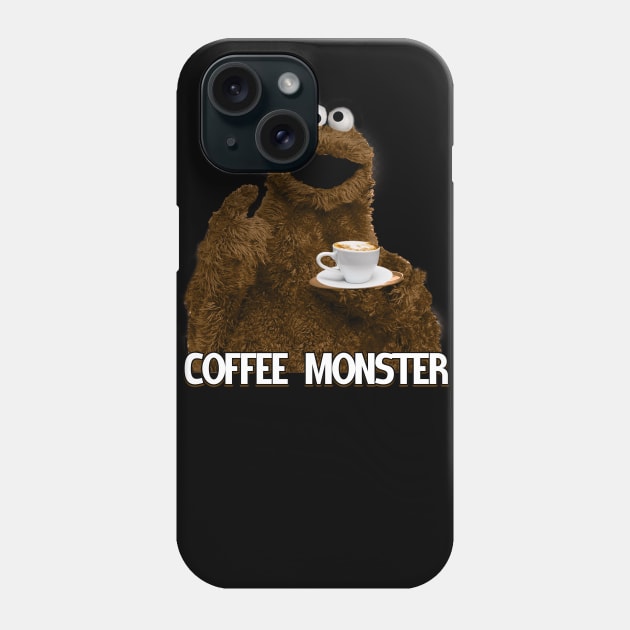 Coffee Monster Phone Case by Gallifrey1995