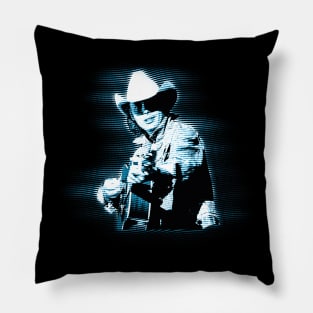 Rockin' with Dwight Embrace the Energy of Dwight Yoakam's Music with a Cool Singer-Inspired T-Shirt Pillow
