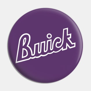 Buick script Pin