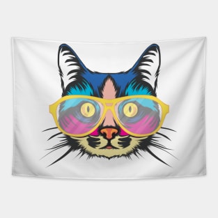 Color Cat Tapestry