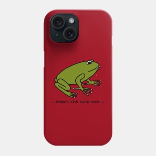 Animals with Sharp Teeth Halloween Horror Frog Phone Case