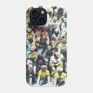 PELOTON / Abstract fan art / Cycling heroes series #01 Phone Case