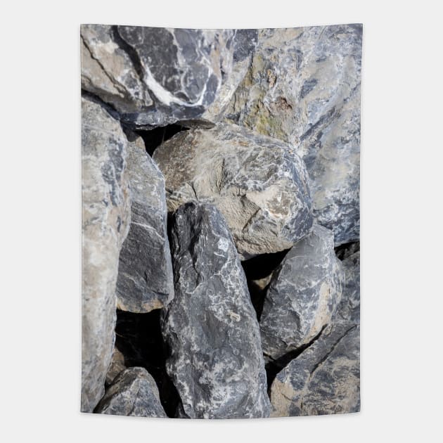 Boulders Stacked On Top Of One Another Tapestry by textural