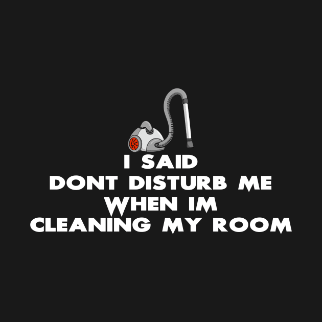 Don't Disturb Me When I'm Cleaning My Room by VideoNasties