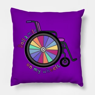 Roll A Mile on My Wheels Pillow