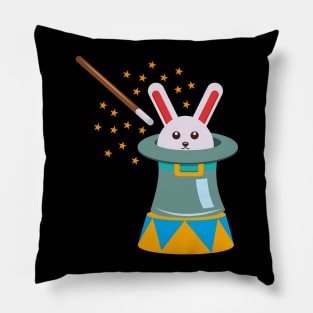 Circus Rabbit Magic Bunny - Cirque Event Entertainment Conjure Pillow