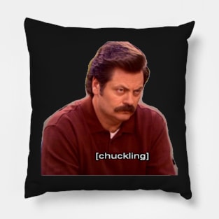 Chucking-Ron Swanson Pillow