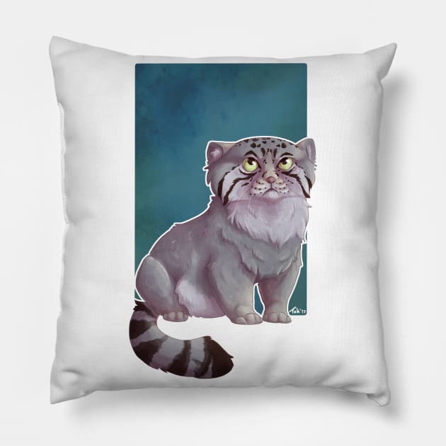 Pallas Cat Pillow by TaksArt