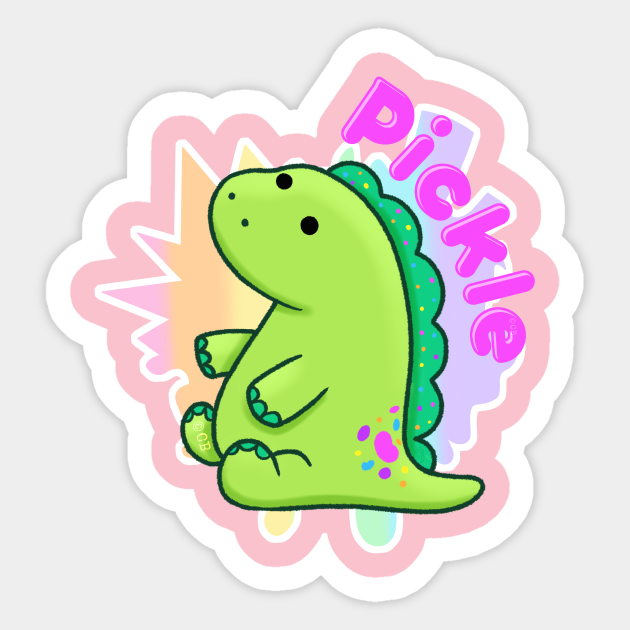 Pickle With Rainbow Background Moriah Elizabeth Sticker Teepublic Mashup collection n/a products from moriah elizabeth teespring. pickle with rainbow background