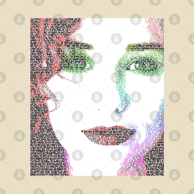 Tori Amos Word Portrait (Cornflake Girl lyrics) by RandomGoodness